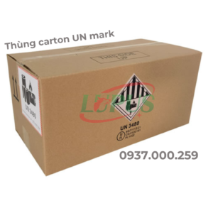 Thùng carton UN Mark chứa hàng nguy hiểm- Lupus Việt Nam