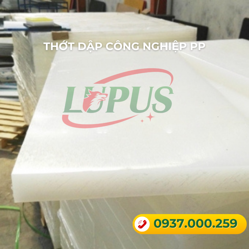 Thớt dập nhựa công nghiệp PP Đà Nẵng - Lupus Việt Nam - 0937.000.259