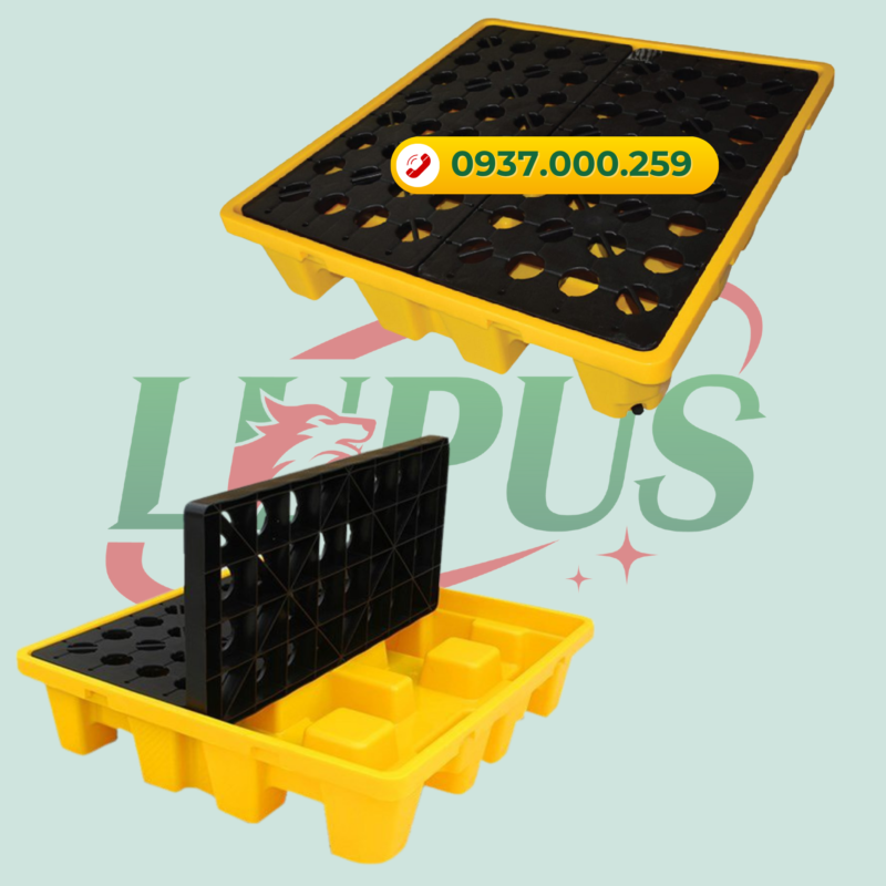Pallet chống tràn dầu tại Đà Nẵng - Công ty Lupus Việt Nam - 0937.000.259