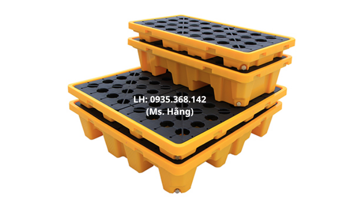 Mua Pallet nhựa chống tràn dầu tại Đà Nẵng - 0935.368.142 - Lupus Việt Nam